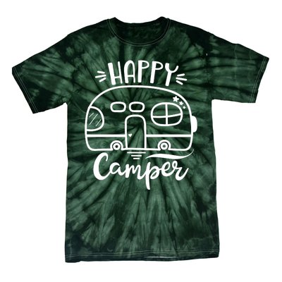 Happy Camper Adventure Travel Tie-Dye T-Shirt