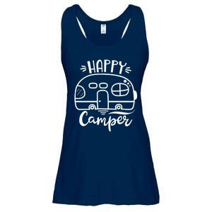 Happy Camper Adventure Travel Ladies Essential Flowy Tank