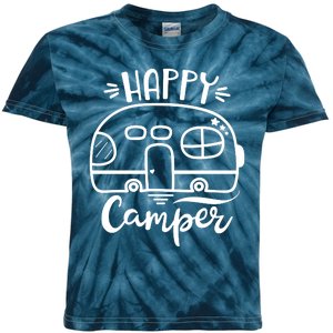 Happy Camper Adventure Travel Kids Tie-Dye T-Shirt