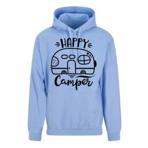 Happy Camper Adventure Travel Unisex Surf Hoodie