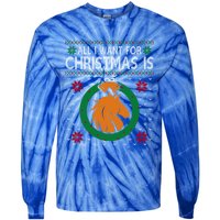 Horse Christmas All I Want For Christmas Is Horse Great Gift Tie-Dye Long Sleeve Shirt