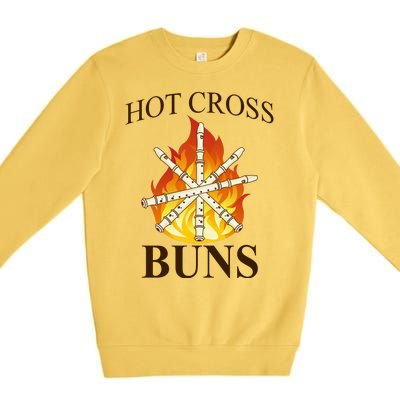 Hot Cross Buns Metal Rock Premium Crewneck Sweatshirt