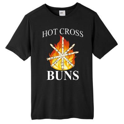 Hot Cross Buns Metal Rock Tall Fusion ChromaSoft Performance T-Shirt