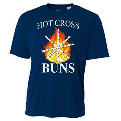 Hot Cross Buns Metal Rock Cooling Performance Crew T-Shirt