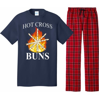 Hot Cross Buns Metal Rock Pajama Set