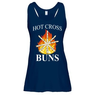Hot Cross Buns Metal Rock Ladies Essential Flowy Tank