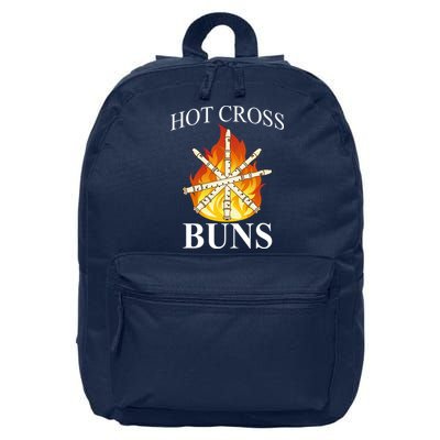 Hot Cross Buns Metal Rock 16 in Basic Backpack