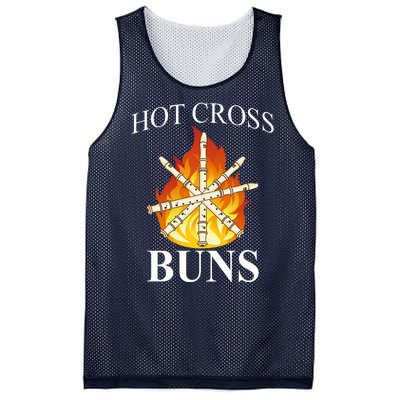 Hot Cross Buns Metal Rock Mesh Reversible Basketball Jersey Tank