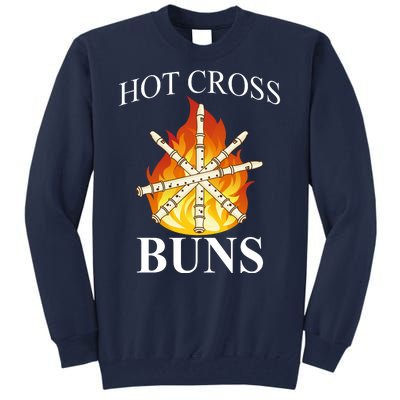 Hot Cross Buns Metal Rock Tall Sweatshirt