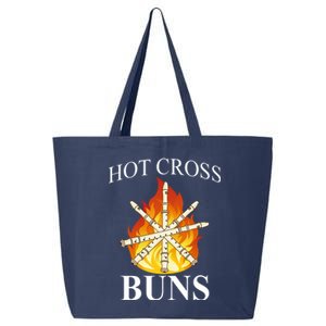 Hot Cross Buns Metal Rock 25L Jumbo Tote