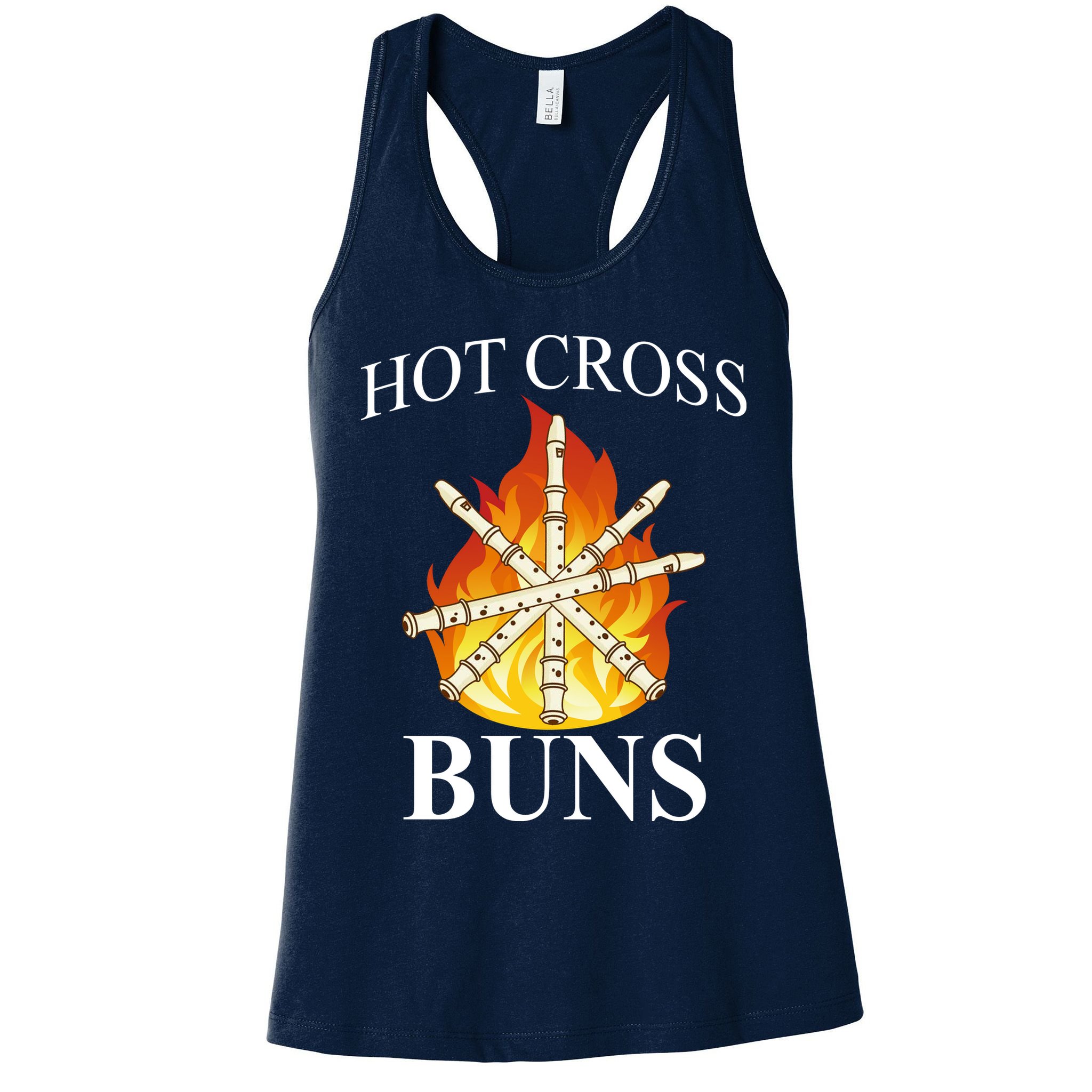 Hot Cross Buns Metal Rock Womens Tank Top