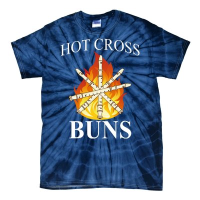 Hot Cross Buns Metal Rock Tie-Dye T-Shirt