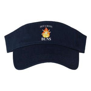 Hot Cross Buns Metal Rock Valucap Bio-Washed Visor