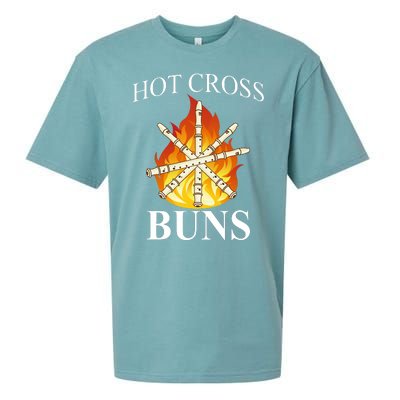 Hot Cross Buns Metal Rock Sueded Cloud Jersey T-Shirt