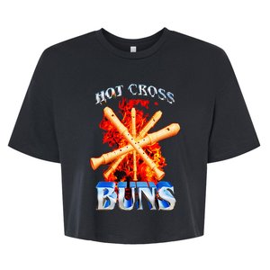 Hot Cross Buns Bella+Canvas Jersey Crop Tee