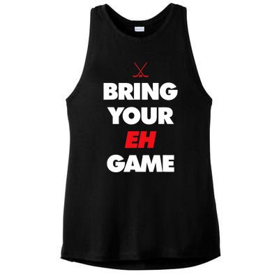 Hockey - Canada bring your EH Game Ladies PosiCharge Tri-Blend Wicking Tank