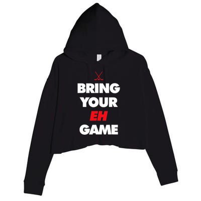 Hockey - Canada bring your EH Game Crop Fleece Hoodie