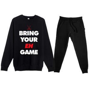 Hockey - Canada bring your EH Game Premium Crewneck Sweatsuit Set