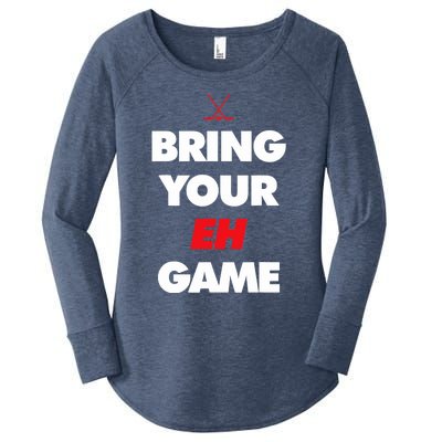 Hockey - Canada bring your EH Game Women's Perfect Tri Tunic Long Sleeve Shirt