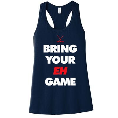 Hockey - Canada bring your EH Game Women's Racerback Tank