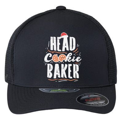 Head Cookie Baker Matching Family Christmas Pajama Gift Cute Gift Flexfit Unipanel Trucker Cap