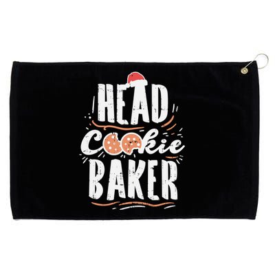 Head Cookie Baker Matching Family Christmas Pajama Gift Cute Gift Grommeted Golf Towel