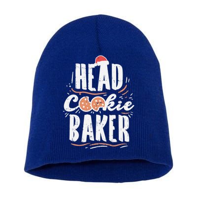 Head Cookie Baker Matching Family Christmas Pajama Gift Cute Gift Short Acrylic Beanie