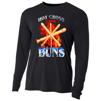 Hot Cross Buns Cooling Performance Long Sleeve Crew