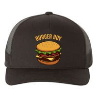 Hamburger Cheeseburger Burger Boy Funny Fast Food Lover Yupoong Adult 5-Panel Trucker Hat