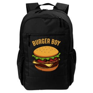 Hamburger Cheeseburger Burger Boy Funny Fast Food Lover Daily Commute Backpack