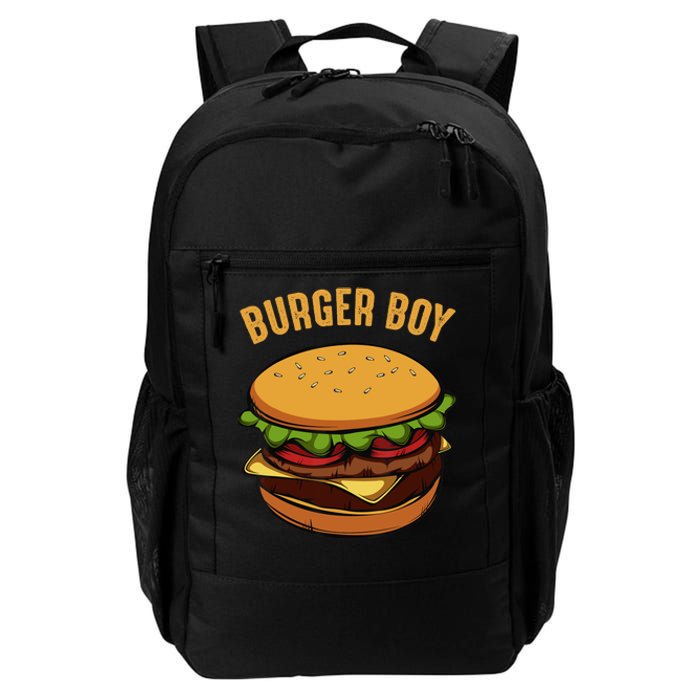 Hamburger Cheeseburger Burger Boy Funny Fast Food Lover Daily Commute Backpack