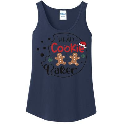 Head Cookie Baker Funny ChristmasChristmas Gift Christmas In July Ladies Essential Tank