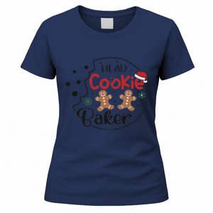 Head Cookie Baker Funny ChristmasChristmas Gift Christmas In July Women's T-Shirt