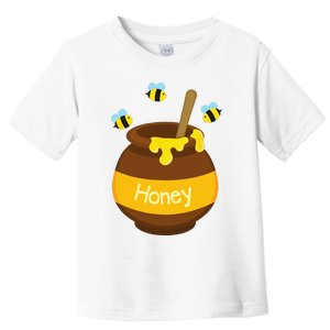 Honey Cute Bee Buzzing Beehive Pot Flying Funny Beekeeping Toddler T-Shirt