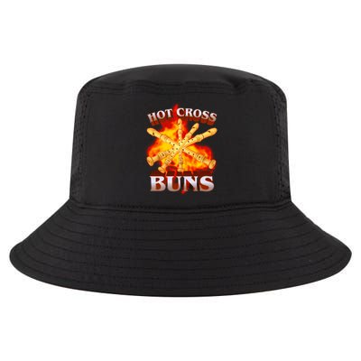 Hot Cross Buns Fire Recorder Flute Cool Comfort Performance Bucket Hat