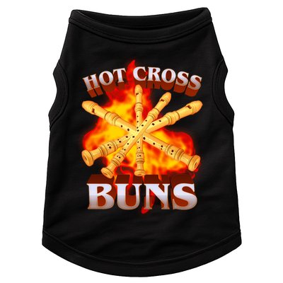 Hot Cross Buns Fire Recorder Flute Doggie Tank