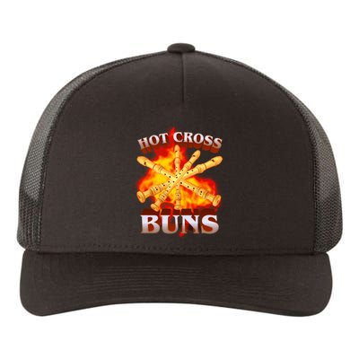 Hot Cross Buns Fire Recorder Flute Yupoong Adult 5-Panel Trucker Hat