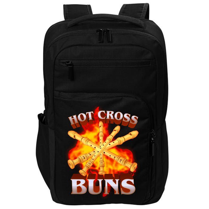 Hot Cross Buns Fire Recorder Flute Impact Tech Backpack