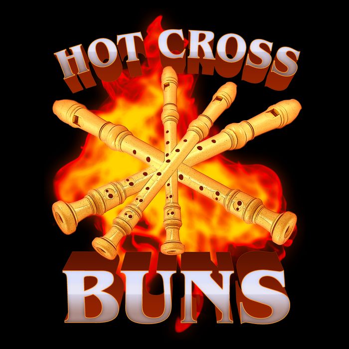 Hot Cross Buns Fire Recorder Flute Impact Tech Backpack