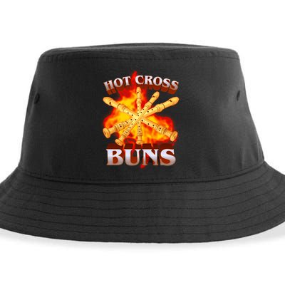 Hot Cross Buns Fire Recorder Flute Sustainable Bucket Hat