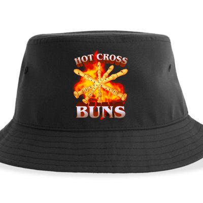 Hot Cross Buns Fire Recorder Flute Sustainable Bucket Hat