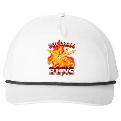 Hot Cross Buns Fire Recorder Flute Snapback Five-Panel Rope Hat