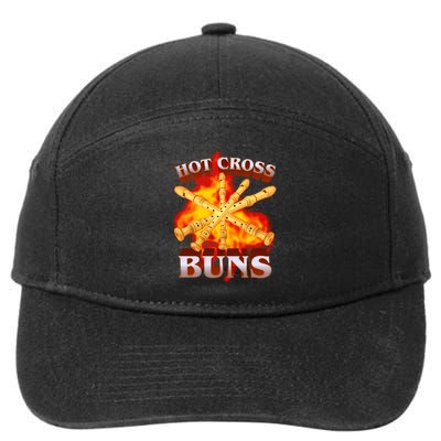 Hot Cross Buns Fire Recorder Flute 7-Panel Snapback Hat