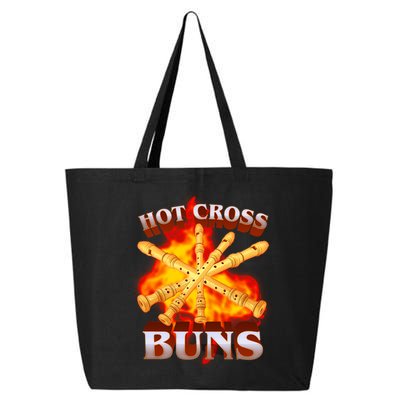 Hot Cross Buns Fire Recorder Flute 25L Jumbo Tote