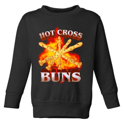 Hot Cross Buns Fire Recorder Flute Toddler Sweatshirt