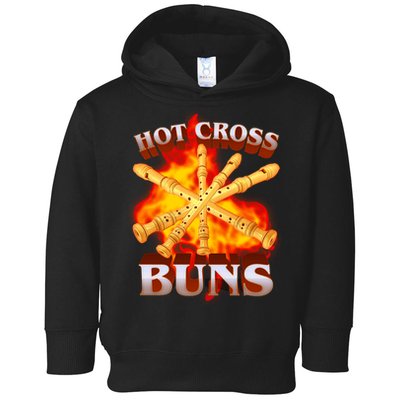 Hot Cross Buns Fire Recorder Flute Toddler Hoodie