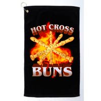 Hot Cross Buns Fire Recorder Flute Golf Towel