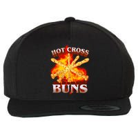 Hot Cross Buns Fire Recorder Flute Wool Snapback Cap