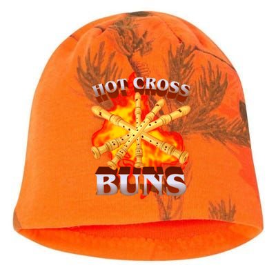 Hot Cross Buns Fire Recorder Flute Kati - Camo Knit Beanie