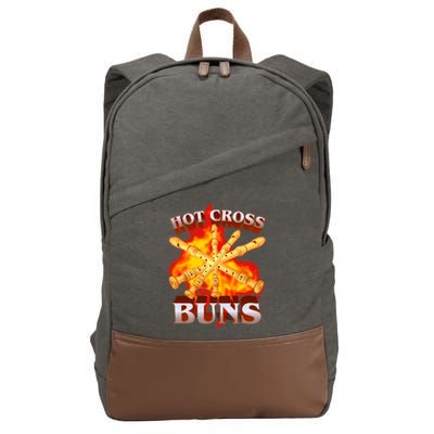Hot Cross Buns Fire Recorder Flute Cotton Canvas Backpack
